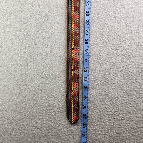 Fossil Belt Womens S Brown Southwest Embroidered Boho Western Cowgirl Rustic - Picture 9 of 10